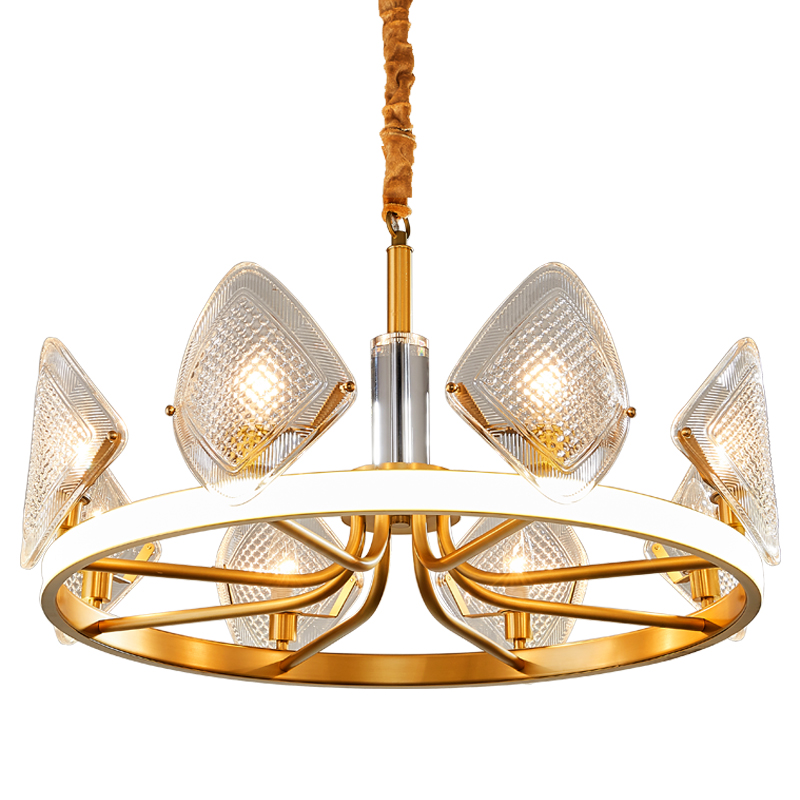 New Hot Sale Wholesale Art Fancy Design Sumptuous Pendant LED Chandelier Glass Lamps Modern Luxury Living Room Decor Lighting