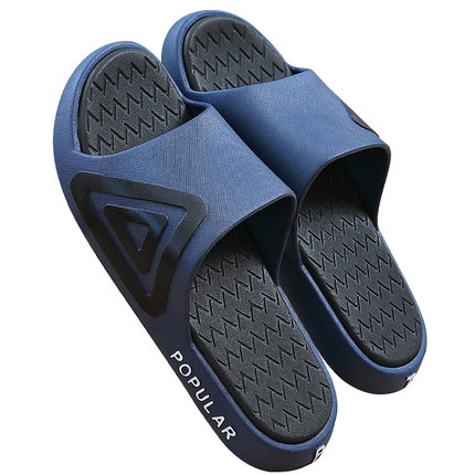 Уличные модные летние пляжные тапочки из ПВХ, мужские Нескользящие сандалии, Тапочки