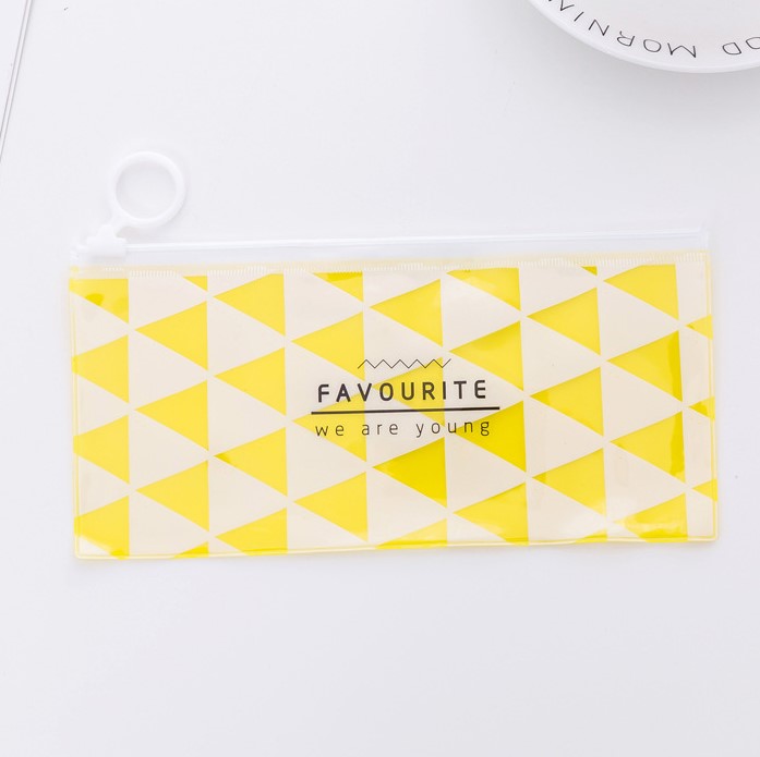 Personalised Clear Transparent Pencil Pouch Case Stationery Plastic