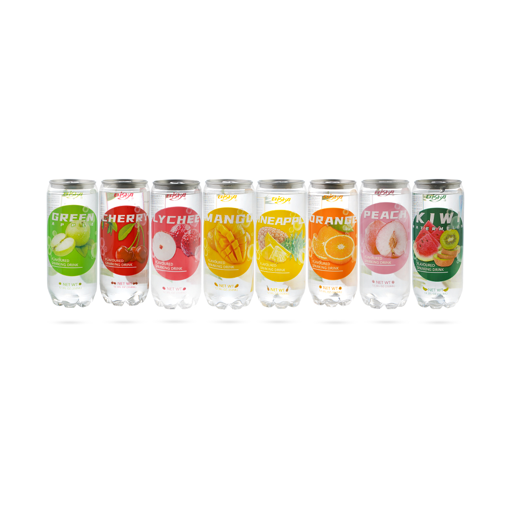 Xiamen Elisha Mineral Water Co Ltd Fruit Flavor Soft Drink Fruit Flavor Carbonated Drinks