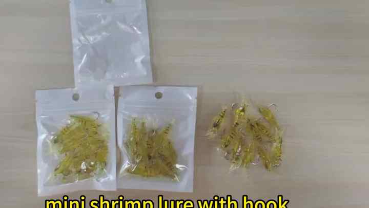 Leurre Souple Crevette – 3 Pièces Pour Pêche En Mer, Eau Salée