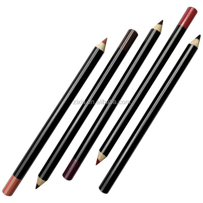 Кремовый карандаш для губ, 20 оттенков, нюдовый карандаш для губ, индивидуальная этикетка, низкий минимальный заказ, в черной упаковочной коробке