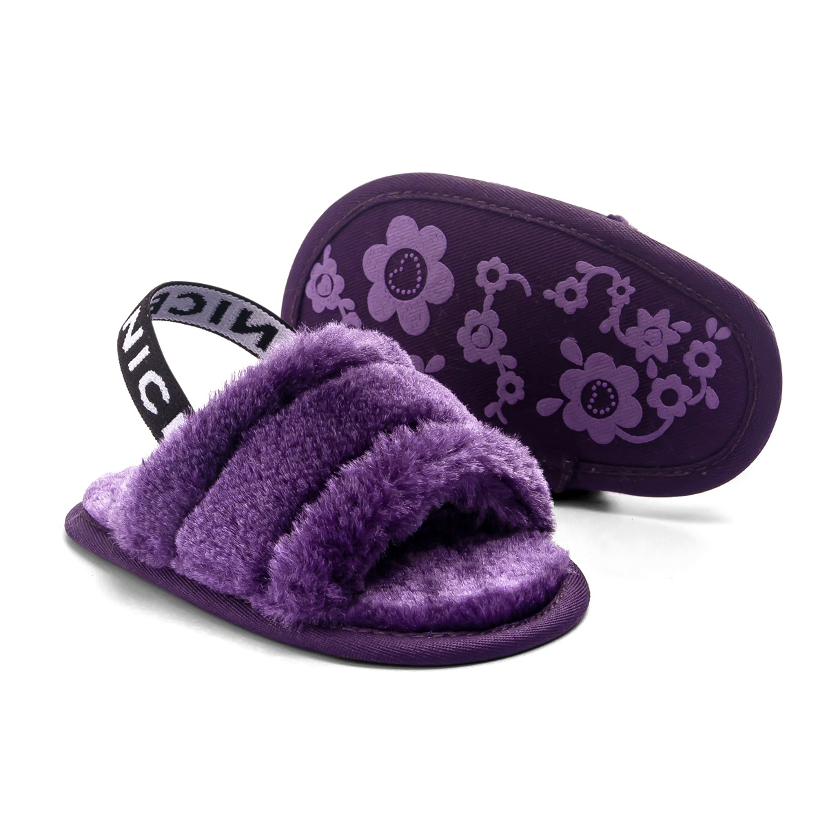 Новинка, Осенние мягкие тапочки для маленьких девочек, сандалии принцессы, дышащая детская обувь, простые эластичные сандалии, детская обувь