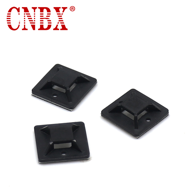 CNBX high quality white black nylon heavy duty 12mm cable tie mount