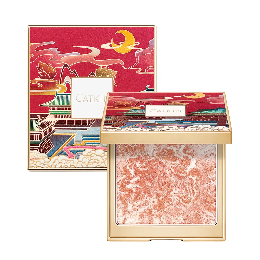 Оптом CATKIN 10 г Макияж хайлайтер розовый кран румяна на