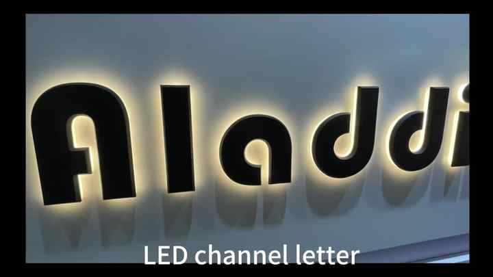 Custom 3D Metal Backlit Sign Letters - Stainless Steel