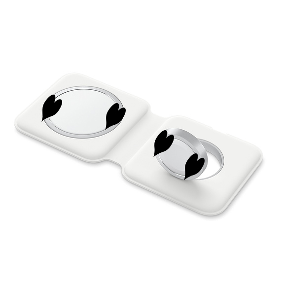 Новинка 2021, магнитные беспроводные зарядные устройства Magsafeing Duo для iPhone 12 Mini Pro Max iWatch