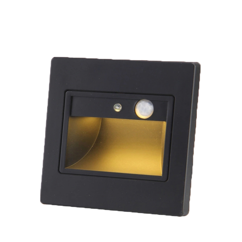 Heißer Verkauf Nachtlicht PIR Detektor + Sensor Fußlampe LED Treppenlicht für Hotel Home Treppen mit Lampen im niedrigen Preis