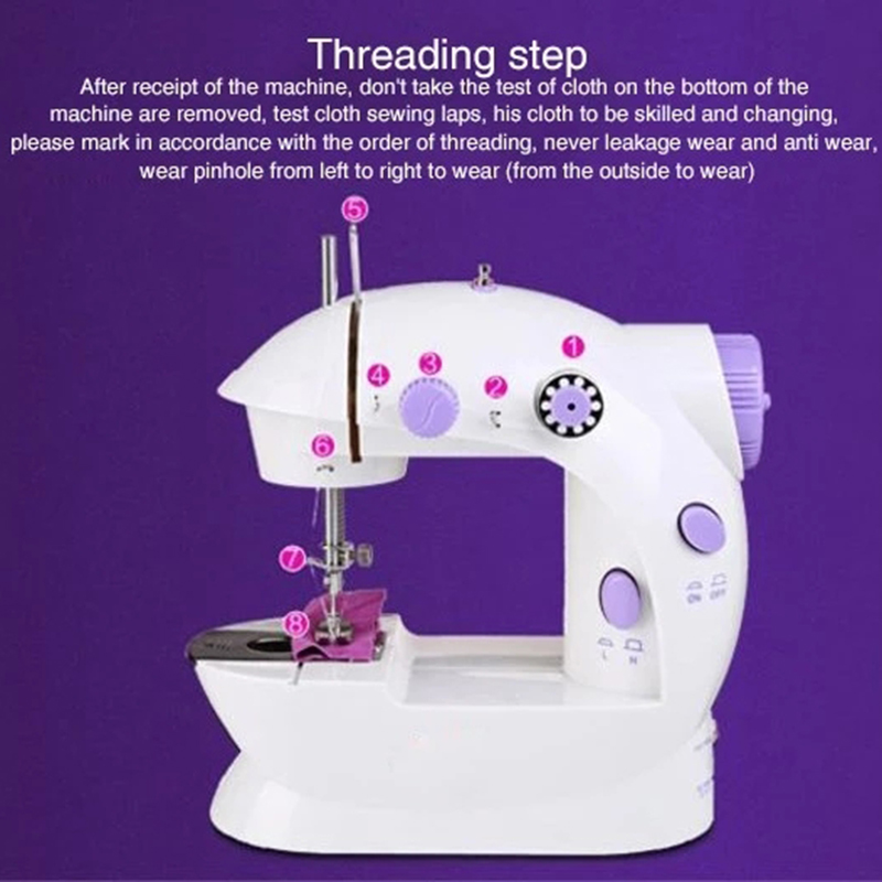 How to Thread a Mini Sewing Machine (from Hobbycraft /Shark) #AbisDen  #Overlocker #sewingtips 