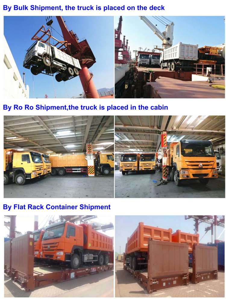Howo Tipper Truck Shipment
