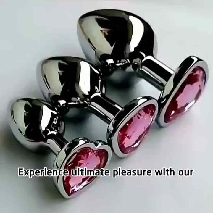 Hot Sale Metal Anal Plug Woman's Fun Sex Toys with Aluminium Alloy Jewel  Juguetes Sexuales