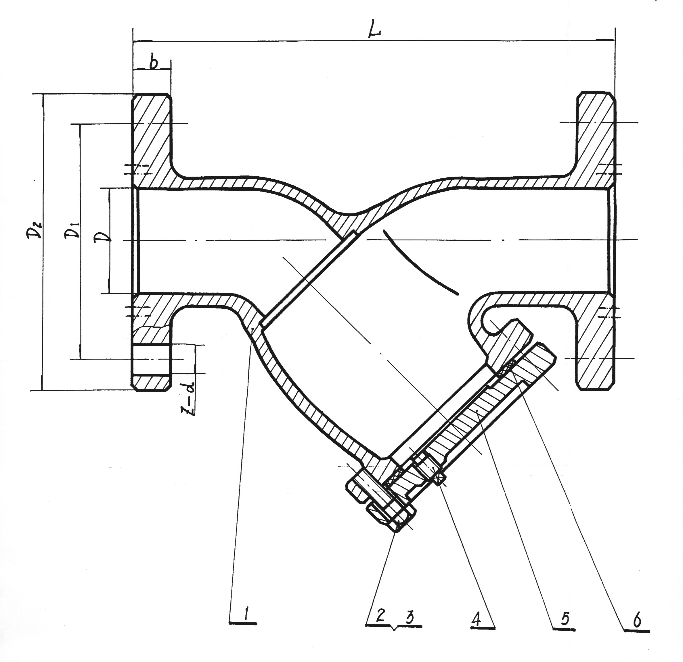 Y-type high-quality cast iron STRAINER water supply filtration equipment