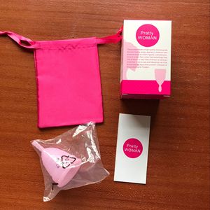 Silicone Menstrual Cup with Sterilizer Cup Set