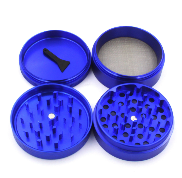 Оптовая продажа гвоздей-15 для мясорубки 4-секционный измельчитель для специй с курительных принадлежностей шлифовальный станок высокого качества для лотки для vapes сухой травы точильщика