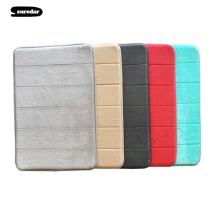 40x60cm Stripe Memory Foam Washroom Bath Mat