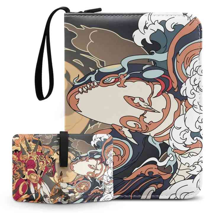 large trading card binder Oversized Jumbo No more struggling to fit oversized or undersized cards into holders that just arent built for them! Card Binder 16 Pocket,Trading Card