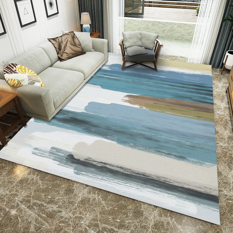 New style Nordic wind big carpet work fine soft non -slippery on moldy easy  clean living room carpet