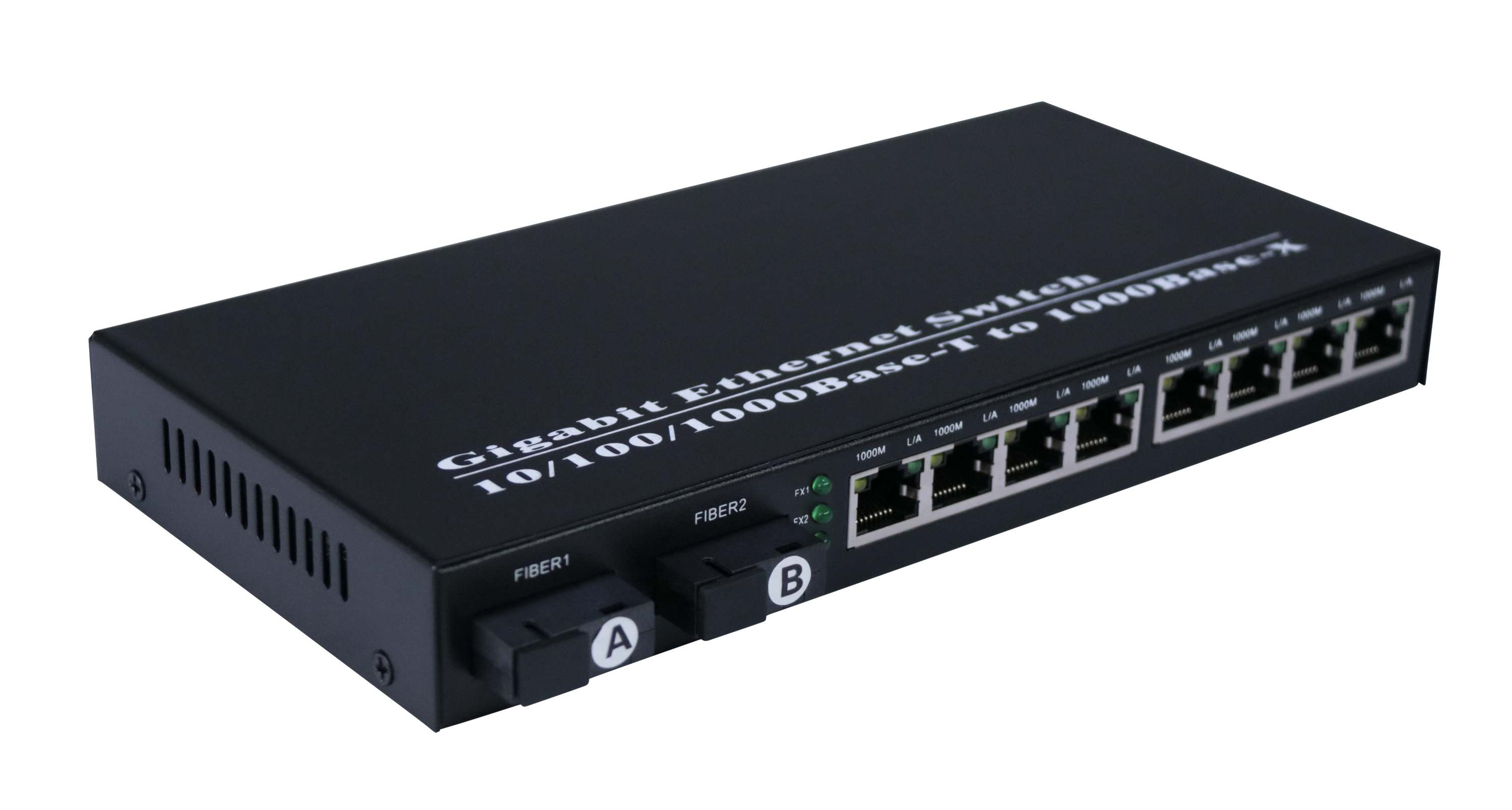 全千兆光纤 8 rj45 端口 5v 网络交换机路由器室外以太网交换机