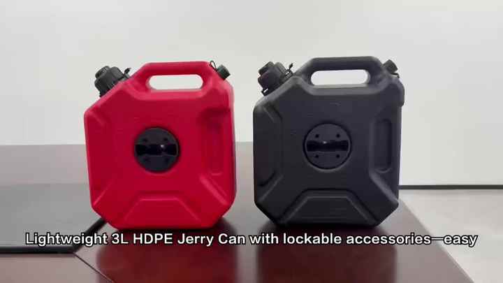 ジェリー Portable 3L Motorcycle Fuel Tank - Durable Gasoline Container for