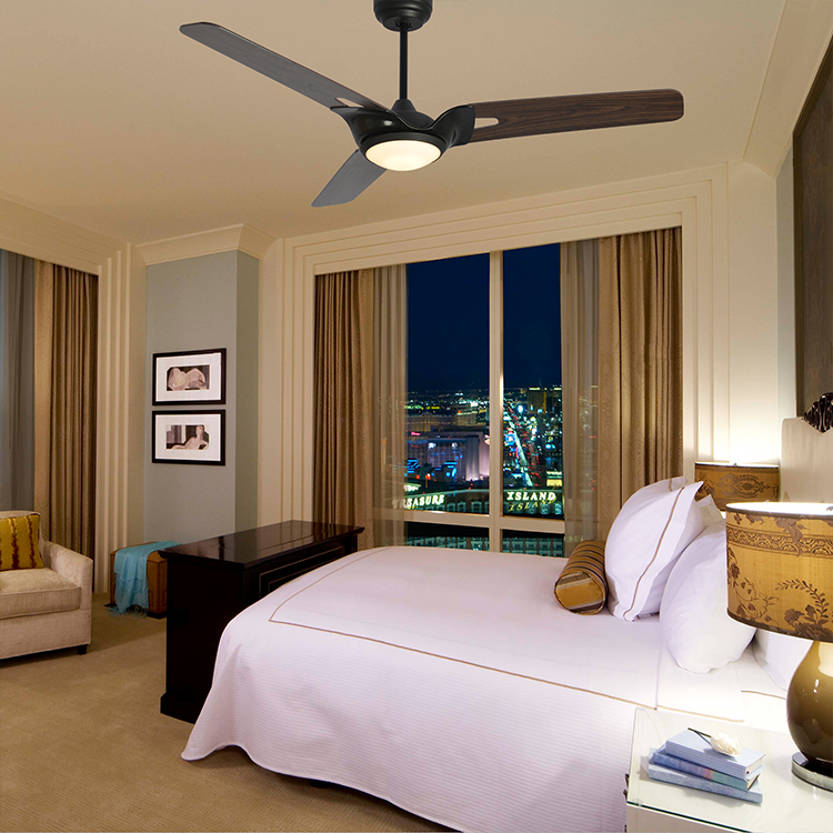 56 inch three blades smart ceiling fan with light LED ceiling fans for living room decorated