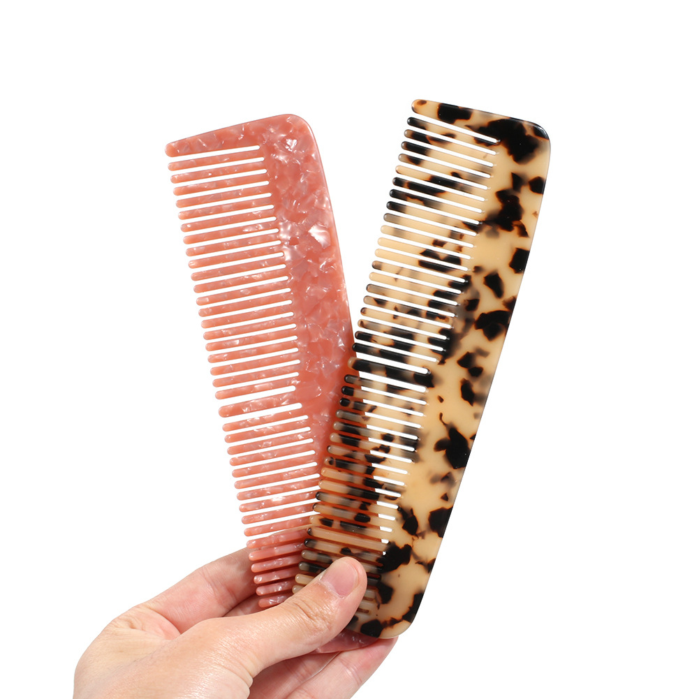 Бутик изготовленный на заказ простой дизайн ацетат расчески для волос