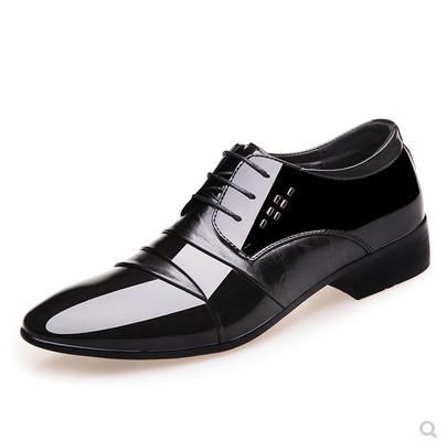 Удобная мужская кожаная деловая обувь для офиса