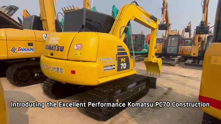 Japanese Komatsu Used 7-ton Excavator for Sale Komatsu PC70 New Mini ...