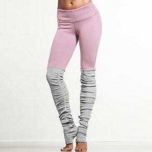 wearing yoga pants over heel