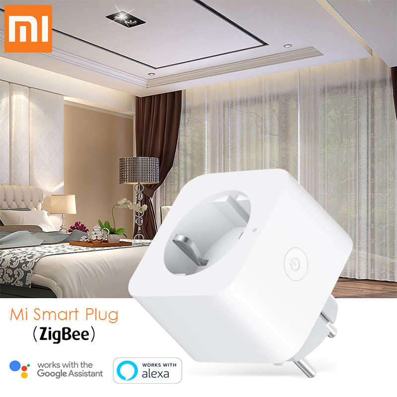 Умная розетка Xiaomi Mi Zigbee, многофункциональный шлюз с Wi-Fi, европейская версия, с дистанционным управлением через приложение Mijia