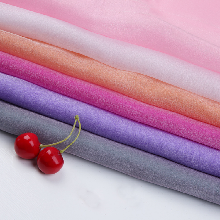 Блестящая прозрачная юбка из органзы для свадебного платья