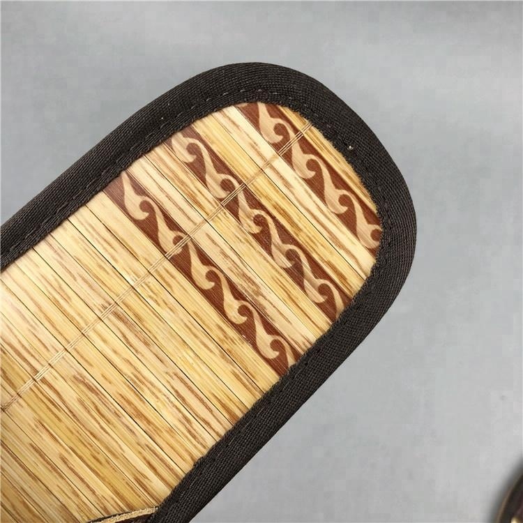 2021 Unisex China Wholesale Green Morden Design Natural Soft Breathable Bamboo Slipper Comfortable Slide Slippers