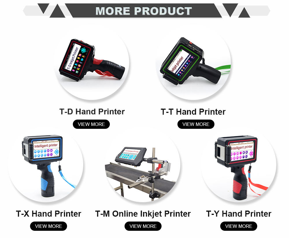 TIJ Portable Handheld Inkjet Printer Barcode QR Glass Bottle Expiry Batch Date Code Printing Machine