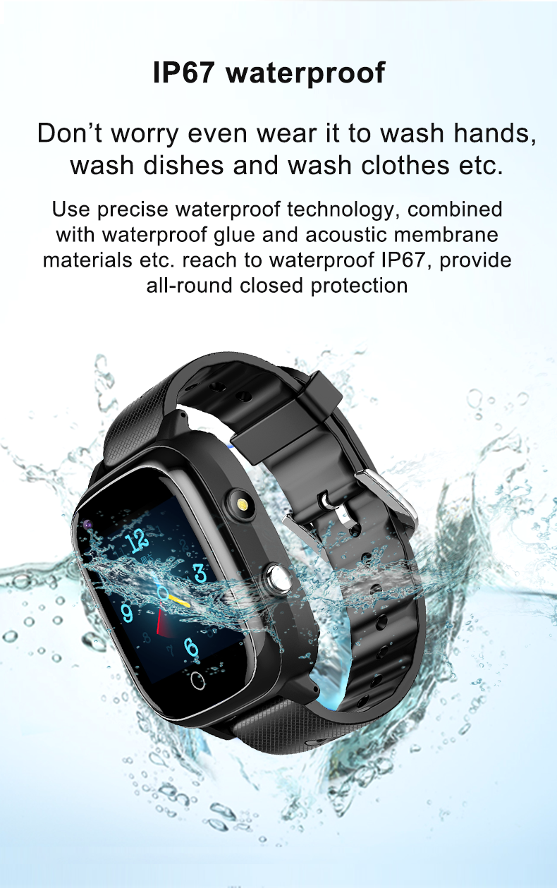 2021 qualified NFC watch sedentary take medicine reminder fall detection smartphone for senior