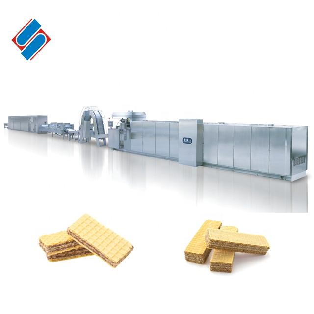 Высокоэффективная машина для производства вафель, бисквитов, машина для производства вафель с шоколадным покрытием
