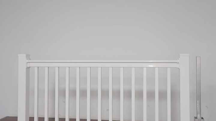 Fentech Wholesale White PVC Stair Railings Vinyl Plastic Balusters ...