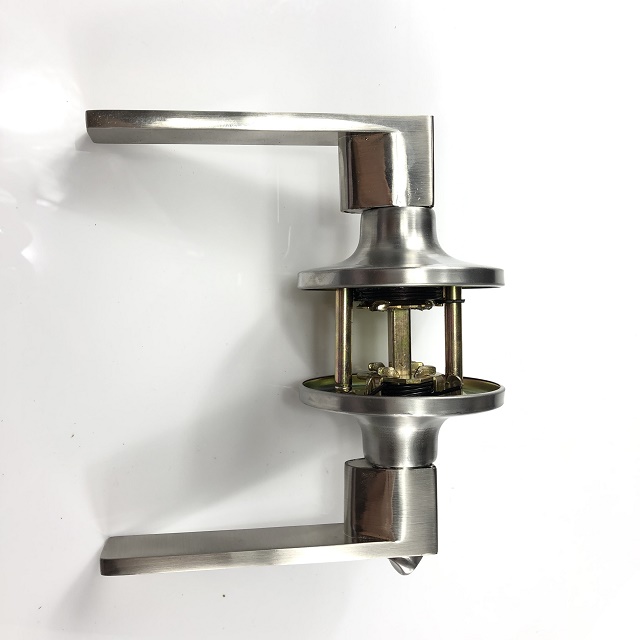 zinc alloy lever lock lever door handle with adjustable door latch