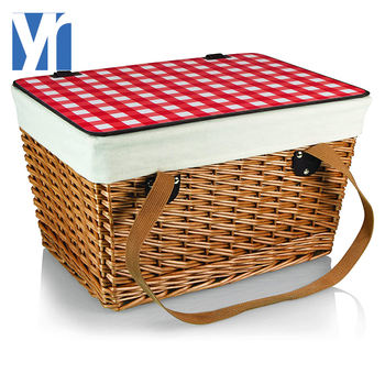 storage basket, wicker basket