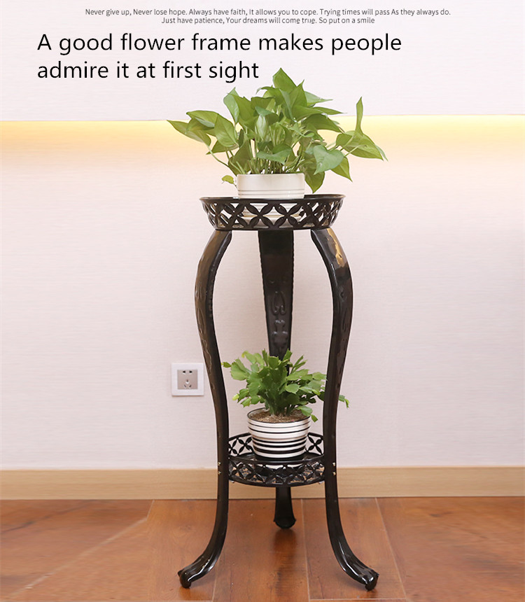 China Hot sale Cheaper  Garden Plant pot Stand Flower Display Shelf