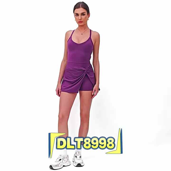 knee length dresses for ladies Green Golf Ball Pattern Print Jersey Midi Cami Dress main image 0