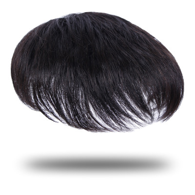 Кружевная сетчатая плетеная ткань для мужчин, 100% натуральные волосы, накладные волосы, откидной парик, скрывает белые волосы, скрывает лысию голову