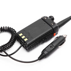 BaoFeng 5R Walkie Talkie Car Borrow Appliances UV-5R Dual Frequency Radio Car Charger 3800 mAh Supply Power  Directly From Car