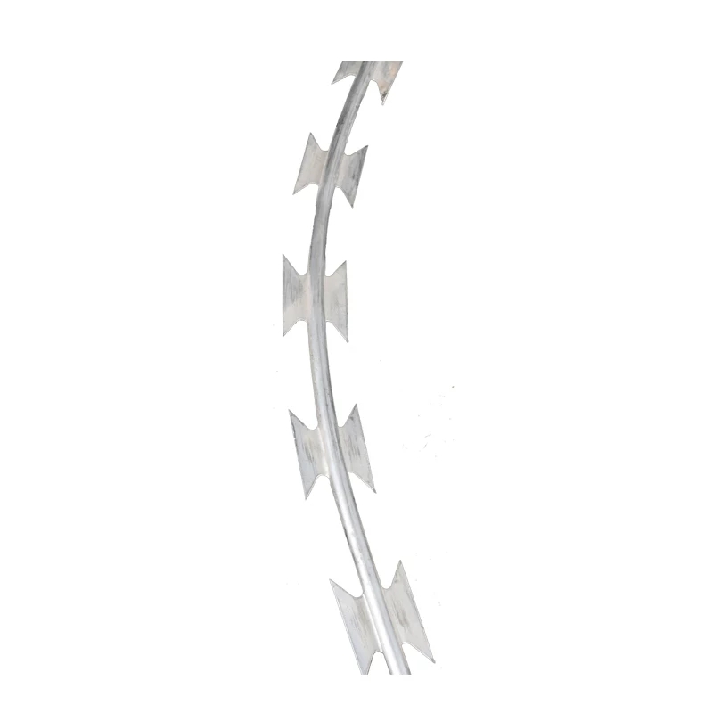 Chinese Factory Single Razor Wire Galvanized Concertina Razor Barbed Wire And Fencing For Prison And Airport