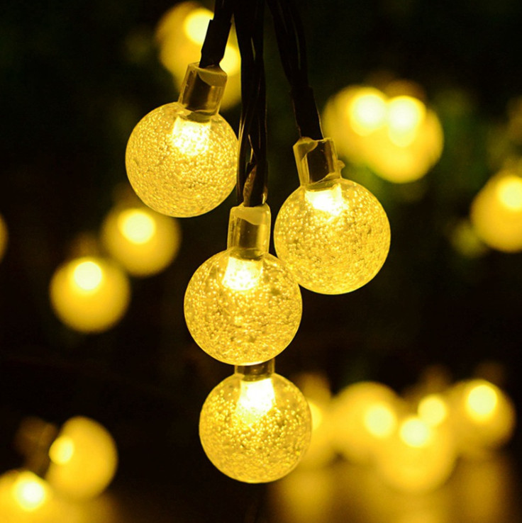 30/50 LEDS Crystal ball 6M/10M Solar Lamp Power LED String Fairy Lights Solar Garlands Garden Christmas Decor For Outdoor