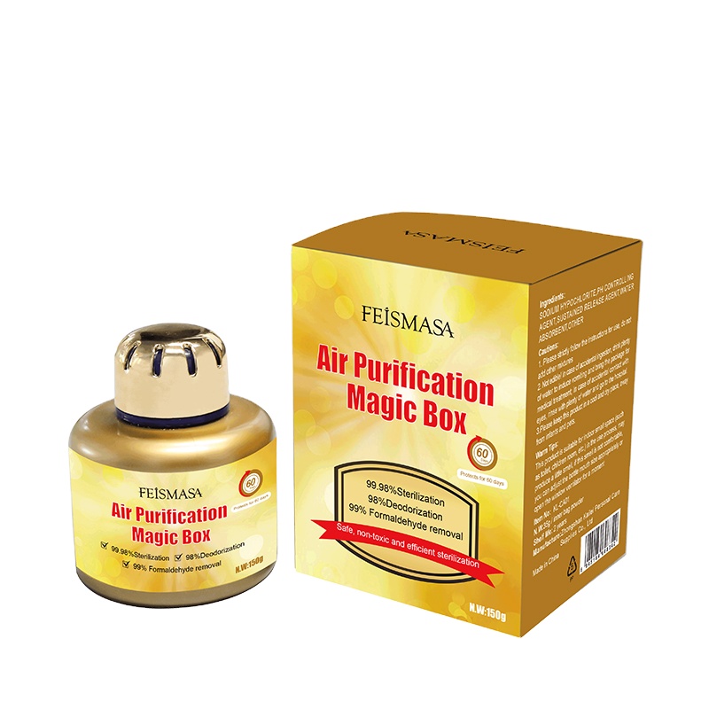 Feismasa воздуха доктор диоксида хлора; Защита от запаха пота Clo2 удаления Очиститель Удалить формальдегид Магическая коробка