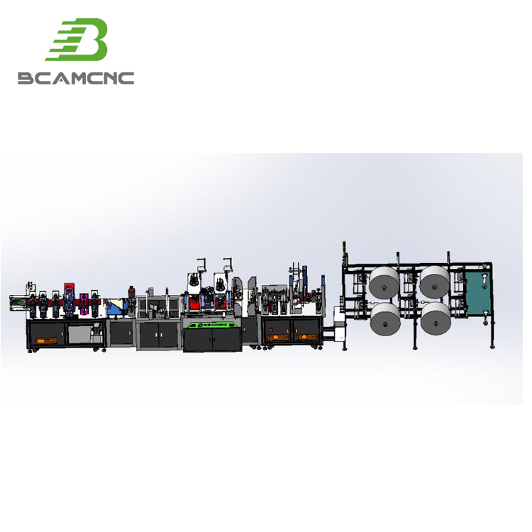 China factory price n95 machine face mask making with fully automatically production line