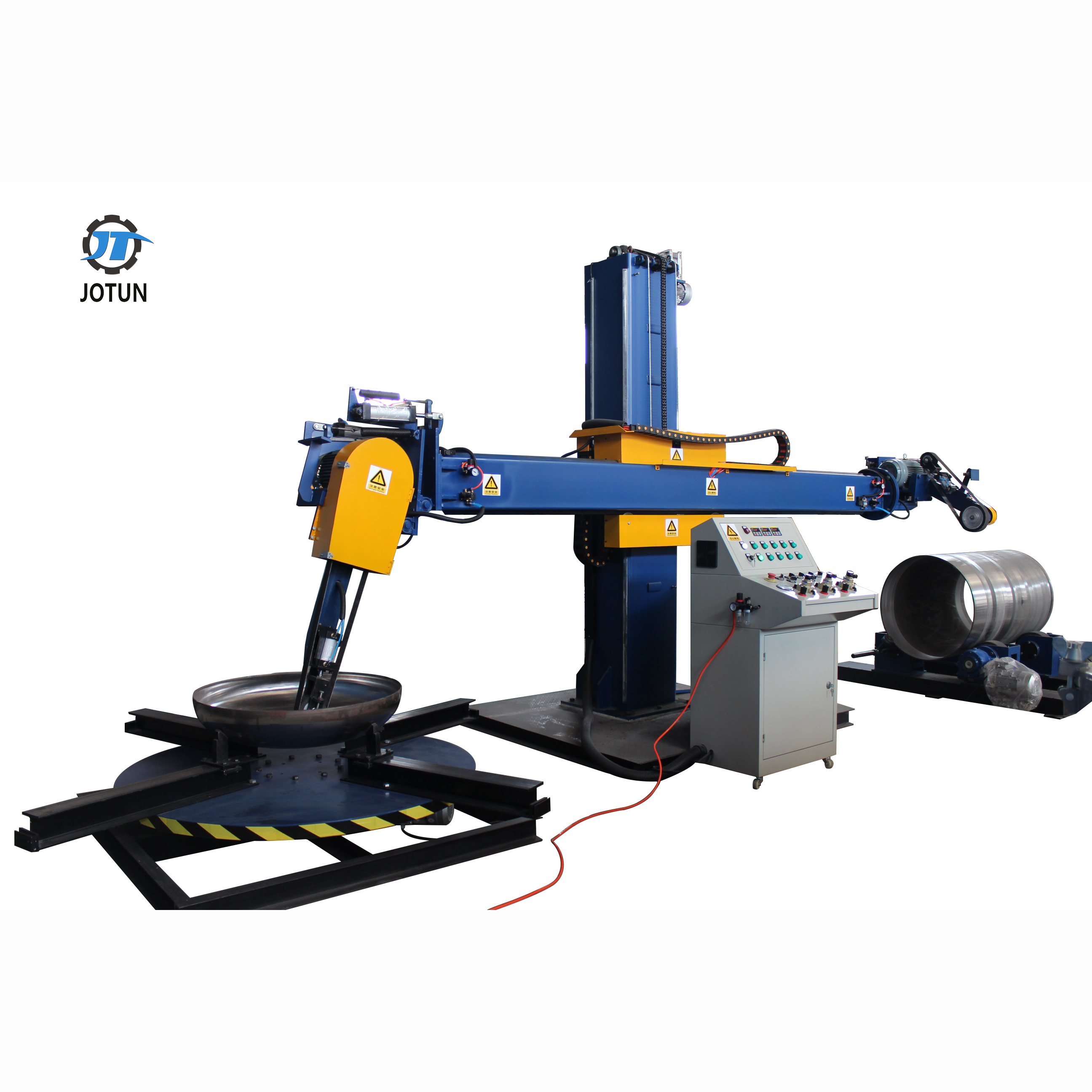 Tank Dished Ends Flanging Polishing Machine Forming Dents Grinding Polishing Machine
