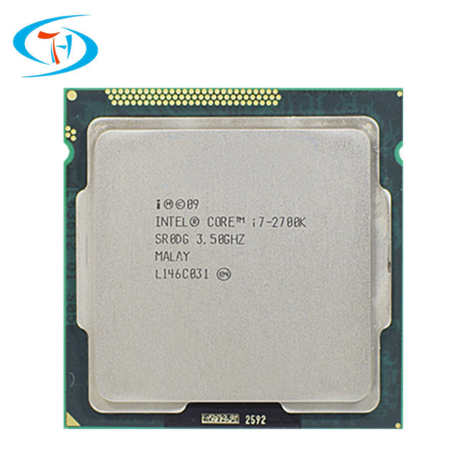 Процессор Core i7-2700K, четырехъядерный, 8 потоков, 3,5 ГГц, 8 Мб, SR0DG LGA 1155