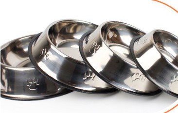 Stainless steel dog food bowl custom dog food bowl dog feeding bowl