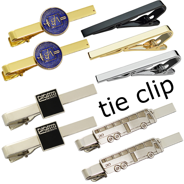 Liberty University-Brushed Metal Tie Clip-Gold