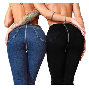 jeans with the zipper in the back